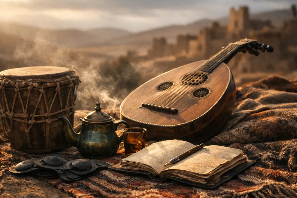 Maroc en balade : itinéraires musicaux et poésie