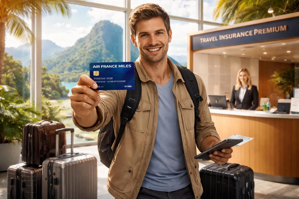 Financer vos voyages aventure avec cartes crédit miles Air France et assurances voyage premium