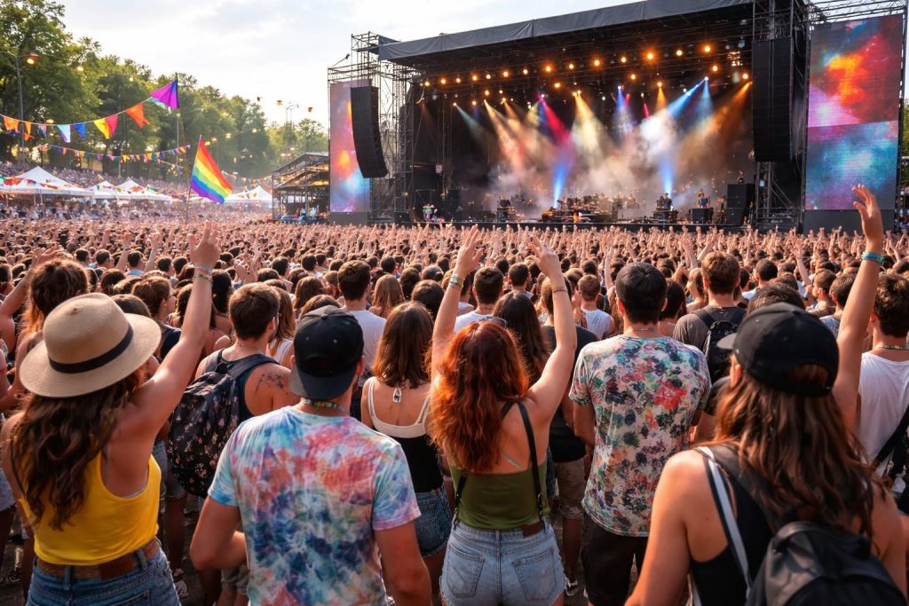 Les loisirs musicaux et concerts avec Rock en Seine, Lollapalooza et Solidays