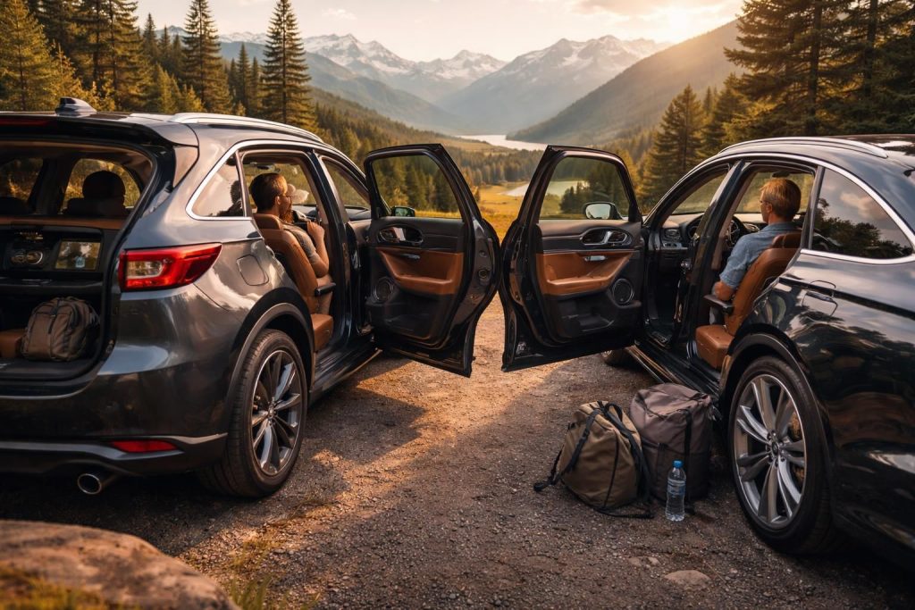 Les road trips musicaux en voiture avec les meilleurs systèmes audio Bose dans les Mazda CX-5 et Audi A6