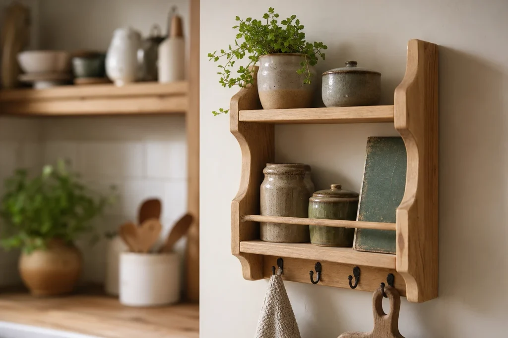 Petite étagère murale cuisine : un rangement astucieux au quotidien